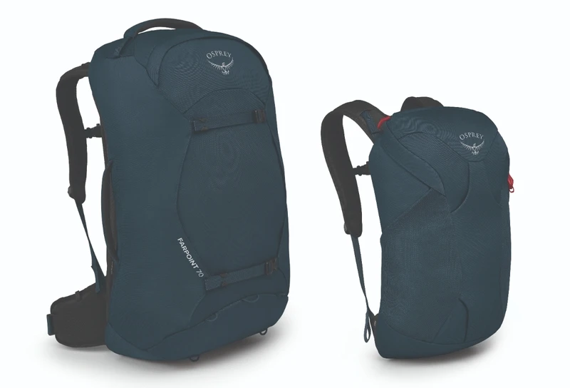 Osprey Farpoint backpack - 70 liter - Donkerblauw Osprey Farpoint Backpack - 70 Liter - Donkerblauw -Buitensportuitrusting osprey farpoint70 mutedspaceblue 4